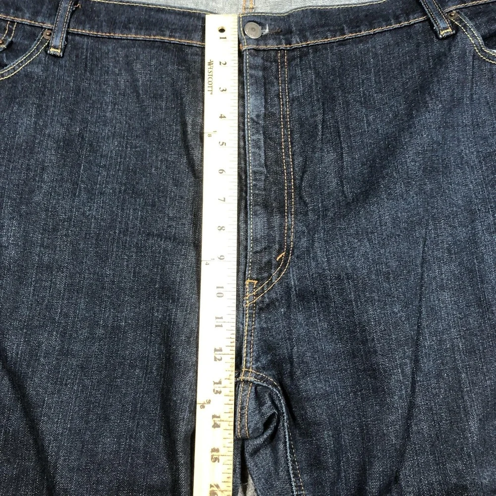 Levis 541 Jeans Mens 54x25 Blue Athletic Tapered Dark Wash Denim Big Pants